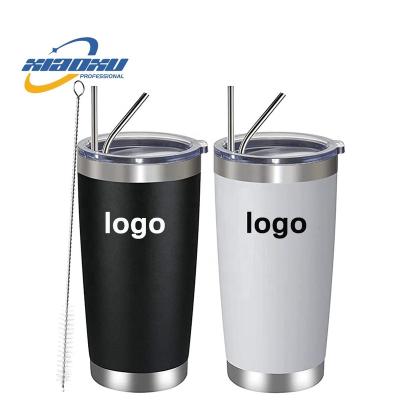 China Sustainable Stainless Steel Vacuum Insulated Ice Double Wall Vacuum Coffee Water Cup Tableware for sale