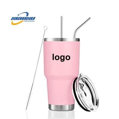 China Sustainable Stainless Steel Tumbler With Straw - Vacuum Insulated Home, Office Car Water Bottle for sale