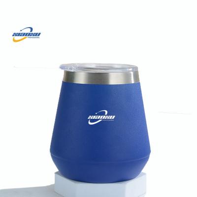 China Xiaoxu 360ml Stainless Steel Cup 12oz Egg Shape Tumbler Wine Beer Logo Viable Custom Coffee Insulated Mugs for sale