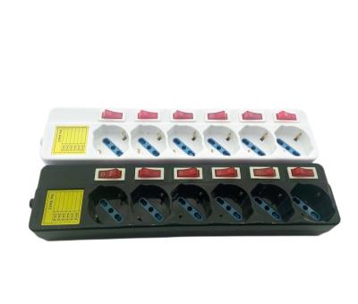 China Residential / Multi-Purpose European Type Cable Tray One Position One Position Control Independent Control Patch Panel With Multiple Ports And Six Holes for sale