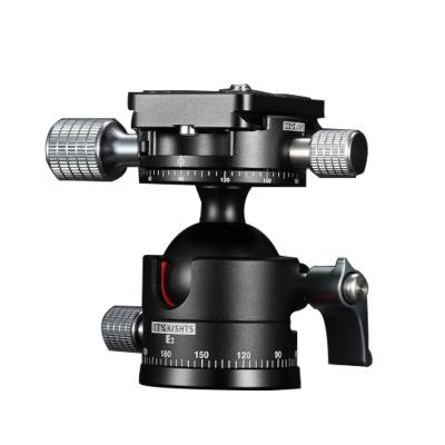 China Stabilize Adjust Heavy Duty Camera Shooting Directions Photography Camera Tripod Ball Head Mount 360 Degree Rotation Liquid Monopod Head for sale