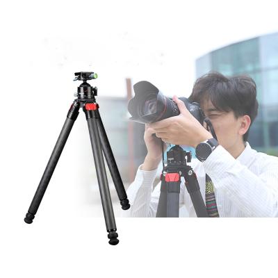 China High Quality PORTABLE Professional Portable Table Security Travel Carbon Fiber Tripod Stand for DSLR Camera for sale