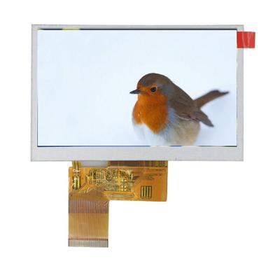 China 4.3-inch 480X800 Resolution Industrial Grade TFT LCD Module -20C-70C with LED Backlight for sale