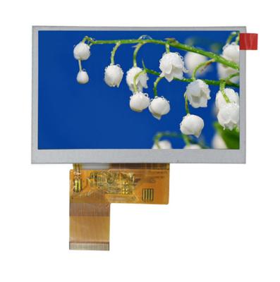 중국 480x272 LCD TFT 4.3 인치 40 PINS IPS 전체 뷰 앵글 RGB 인터페이스 판매용