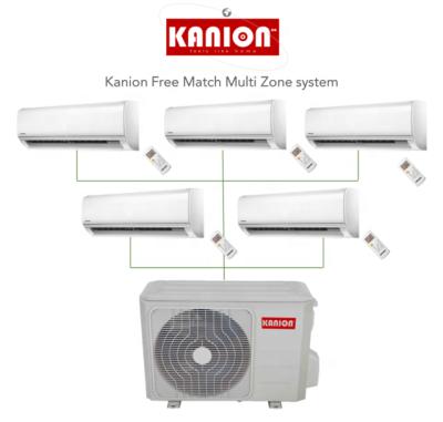 China Hotel KANION R32 / R410A Multi Split Air Conditioner Inverter Air Conditioners for sale