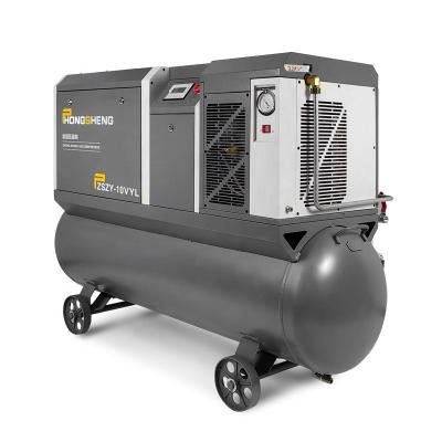 China Lubricated Mobile Industrial Direct Connection Four In One 220V Portable Permanent Magnet Air Compressor For  industrial production for sale