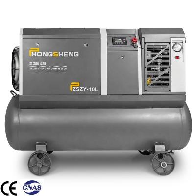 China Lubricated Vsd Screw Air Compressor Customizable Fine High Quality Improved Design Screw Portable Compressor 10Bar 10Hp for sale