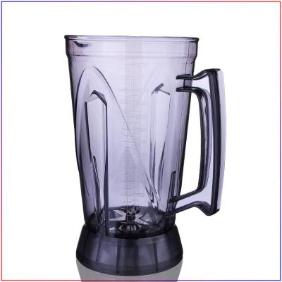 China Outdoor Blender Jar mixer spare parts bottom with Japanese 8 blades 4L Container Jug Pitcher Cup spare parts plastic blender cup jar for sale