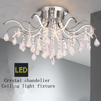 China 2017 Newest Decorative Crystal Pendant Light Living Room/Dining Room/Bedroom Modern Chandeliers Vintage Ceiling Light Fixtures for sale