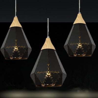 China Home Hotel Restaurant Bar Cafe Internet Cafes Home Restaurant Used Black Chandelier Lighting Decorative Pendant Lights Vintage Lighting Fixtures for sale