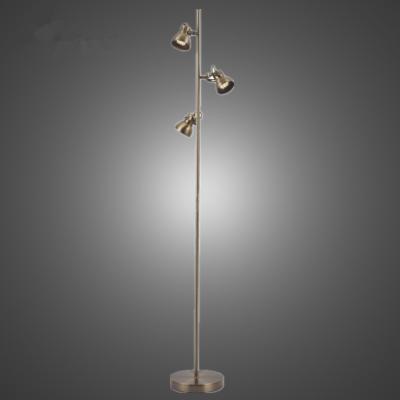 China Wholesale 3 Guangzhou Lights Gu10 Floor Lamp Vintage Brass Antique Floor Lamps / Spot Light for sale