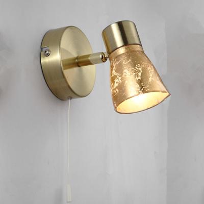 China Decorative Luxury Decorative Wall Lights Indoor Bedroom Wall Lights with Pull Attached Wall Sconce for sale