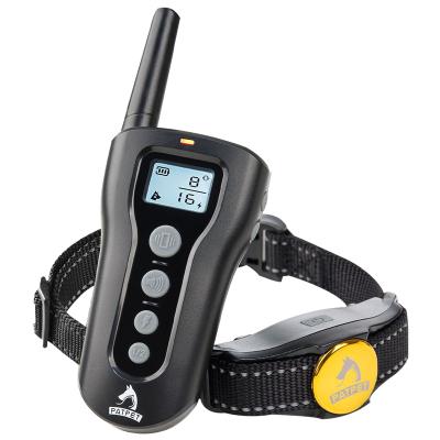 China Viable PATPET Amazon Selling Rechargeable Mode Vibration Beeper Collar Dog Training Collar Dog Training Top Shock Outdoor Waterproof for sale