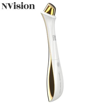 China Skin Tightening Multifunctional Electric Eye Massager Wand With 42 Degree C Heated Magic Wand With Hot Function for sale