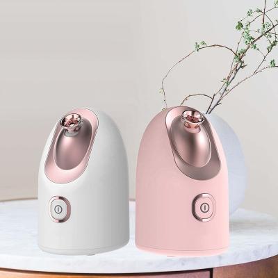 China Mini Aroma Face Steamer DEEP CLEANSING, 160ml Nano Ionic Hot Mist Facial Humidifier Atomizer, Home Sauna Spa Sprayer Moisturize for sale