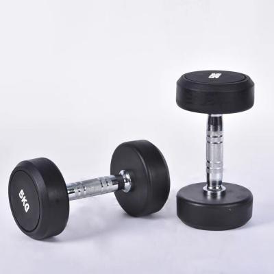 China Best Selling High Quality Goods Using Rubber Rack Hexagon Dumbbells For Sale for sale