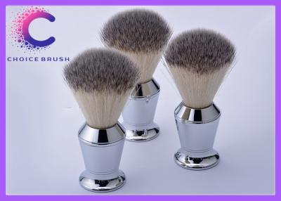 China synthetic hair shaving brush shaving brush  testing chrome handle for sale