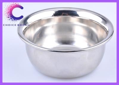 China Traditional large metal shaving bowl , shave cream bowl chrome plating for sale