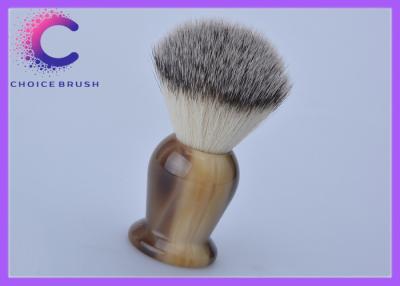 Chine Brosse de rasage faite sur commande avec les brosses synthétiques avec du charme de poignée de cheveux et de klaxon de faux à vendre