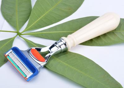 China Custom Double Edged Safety Razor with ivory handle , butterfly razor sharpener for sale