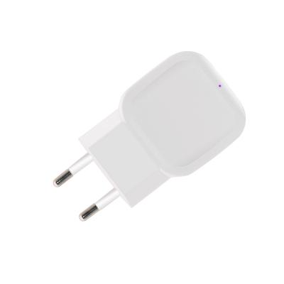 China 2021 Mobile Phone EU Plug 5V 2.4A Single Port USB Wall Charger With Super Speed for sale