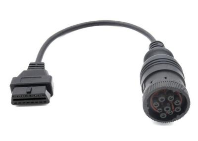 China 9-Pin Deutsch J1939 Female to J1962 OBD 16 Pin Female CAN Bus Cable for sale