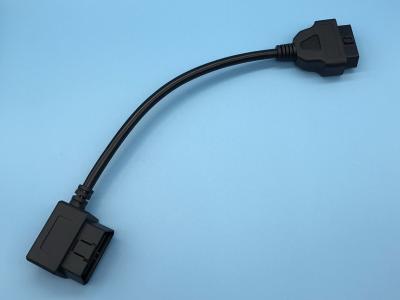 中国 OBD2 OBDII 16 Pinのケーブルのあたりの女性延長へのJ1962直角の男性 販売のため