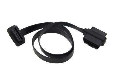 China Varón de OBD2 OBDII J1962 y femenino Paso-por al cable de extensión femenino OBD2 en venta