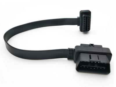 China OBD2 OBDII 16 Pin Male and Female Pass-through to OBD2 Female Extension Cable for sale