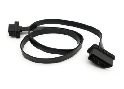 China Varón del Pin J1962 de OBD2 OBDII 16 al cable delgado plano de la extensión femenina en venta