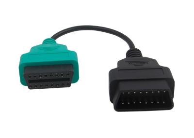 China Varón del verde del Pin J1962 de OBD2 OBDII 16 a la extensión femenina alrededor del cable en venta