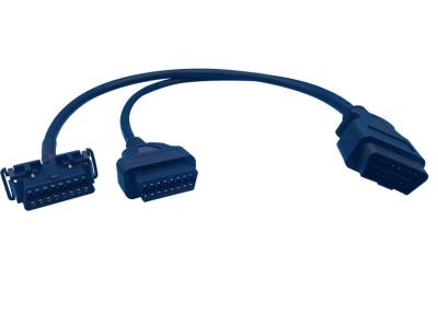 China OBD2 OBDII Male to Hyundai and Kia OBD2 Female and OBD2 Female Splitter Y Cable for sale