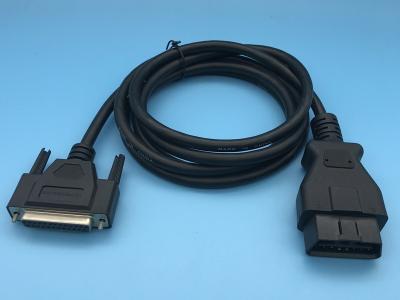 China OBD2 OBDII 16 Mann Pin J1962 zu DB25 Pin Female Connector Cable zu verkaufen