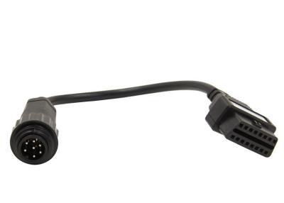 China OBD2 OBDII 16 Frau Pin J1962 zu Anhänger 7 Pin Male Connector Cable Knorr Wabco zu verkaufen