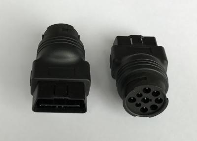 中国 J1962 OBD2 OBDII 16 Pinの雄型アダプタへのドイツ9 Pin J1939の男性 販売のため