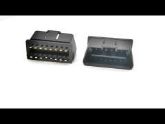 Automotive 16pin OBD 2 OBDII Male Connector With Straight Pins