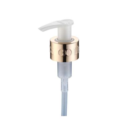 China High Quality Eco-friendly 28mm Aluminum Gold 28/410 24/410 Sprayer Plastic Lotion Pumps Dispenser Sanitizer Lotion Bottle With Pump for sale