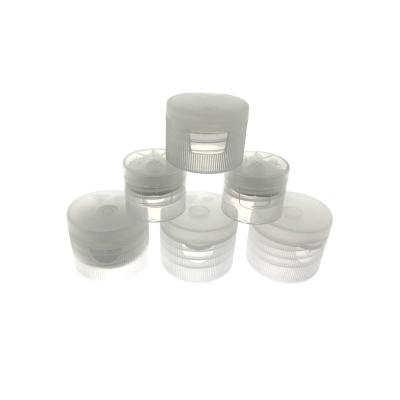 China Non Spill Cheap Cosmetic Packaging Screw Screw Butterfly Spray 28mm Smooth Plastic Top Cap for sale