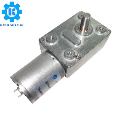 China 90 Grad 12v DC-Wurm-Gang-Motor 10.5A mit Untersetzungsgetriebe zu verkaufen