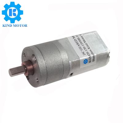 China Carbon Brush Motor Dc , 3.8W Gear Motor 12v High Torque 6300gCm for sale