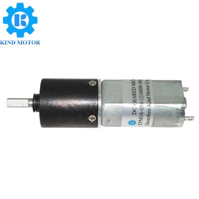 Chine Micro 16mm 2kg. Cm 3kg. Moteur de boîte d'engrenage planétaire de C.C 6v 12v 24v de cm 60rpm 100rpm à vendre