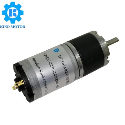 Китай Малошумный мотор планетарной шестерни Dc 6v 12v 24v 22mm микро- для умных продуктов продается