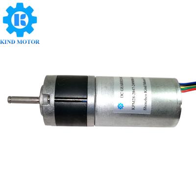 China schwanzloser Durchmesser des DC-6W Getriebemotor-4A stationären Gleichstrom-28mm zu verkaufen