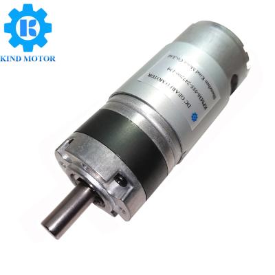 China Rs545 Geborstelde gelijkstroom Aangepaste Motor 200 T/min met 36mm Planetarische Versnellingsbak Te koop