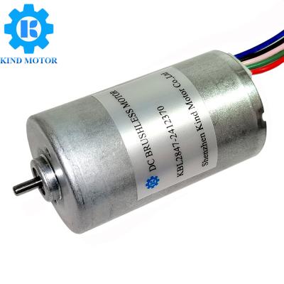 China La fábrica suministra el motor sin cepillo de la C.C. 12-24v del bldc de poco ruido del nidec de 28m m el eje de 2.3m m en venta