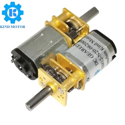 Китай Малошумный Gearmotor щетки углерода металла 0,5 дюймов 12mm N10 N20 N30 3v 5v 6v продается