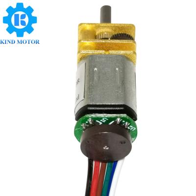 Китай gearmotors щеток 12mm N10 n20 n30 6v 12v микро- с кодировщиком продается