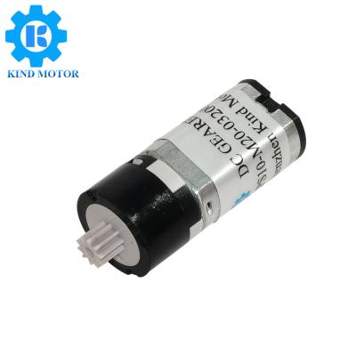 Китай Dc 3-6v 10mm M10 M20 Металл-почистил планетарные пластиковые моторы щеткой шестерни продается