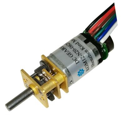 Китай вращающий момент мотора Dc коробки передач N20 200rpm 12mm высокий с выдвинутыми валами продается