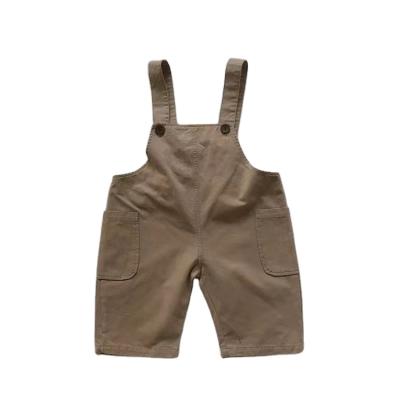 China Fade Proof HXFS Australia Color Fade Proof HXFS Australia Unisex Autumn Sleeveless Children Suspender Front Pants Pockets Children's Overalls for sale